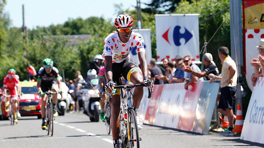 Daniel Teklehaimanot was the first African to wear the Tour de France polka dot jersey, doing so in 2015