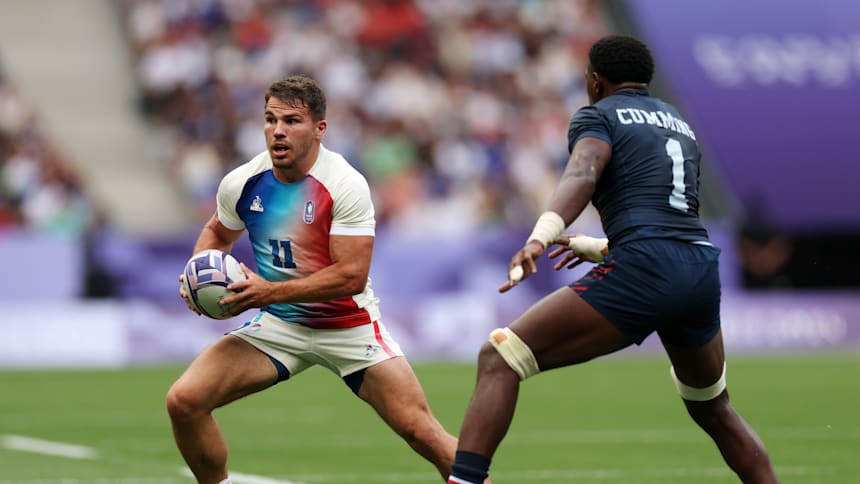 Antoine Dupont #11 of Team France