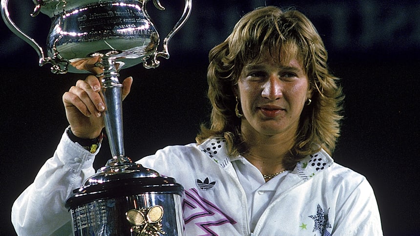 Steffi Graf won the first of her four Australian Open titles in 1988.