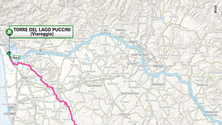 Giro d'Italia 2024, tappa 6: Viareggio - Rapolano Terme