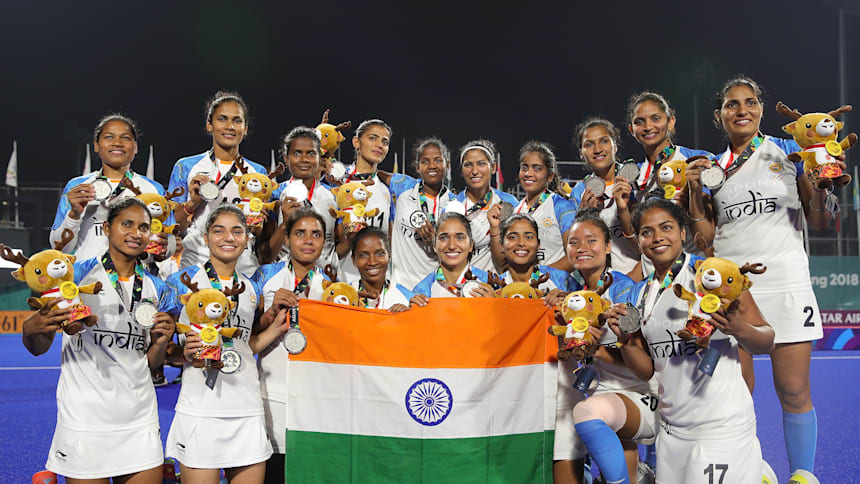 The women’s Indian hockey team won silver at the 2018 Asian Games.