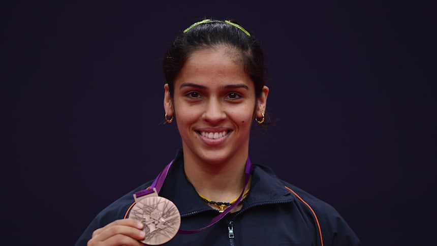 Saina Nehwal is the first Indian to win an Olympic medal in badminton.
