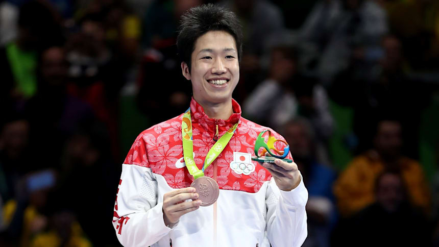 日本男子初のシングルスでのメダル獲得