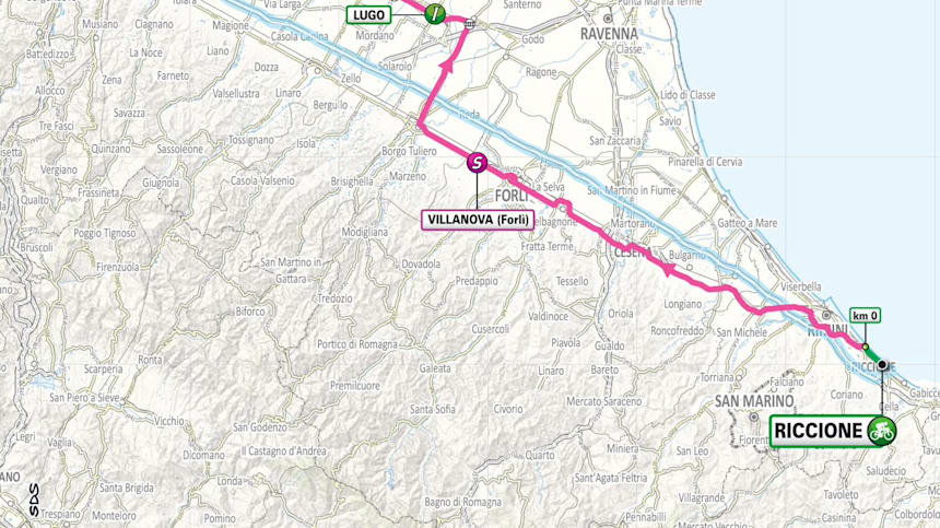 Giro d'Italia 2024, tappa 13- Riccione - Cento