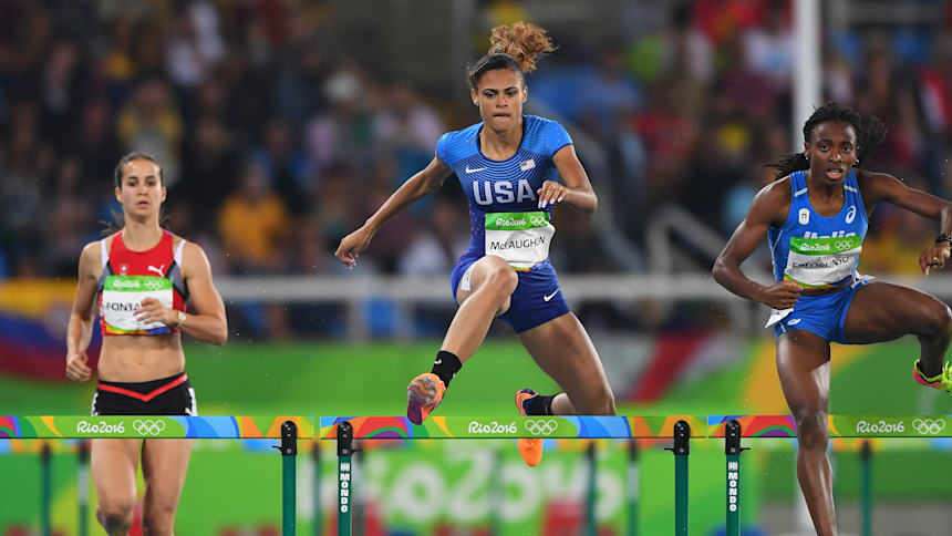 Sydney McLaughlin was still in high school when she competed at Rio 2016 in the 400m hurdles