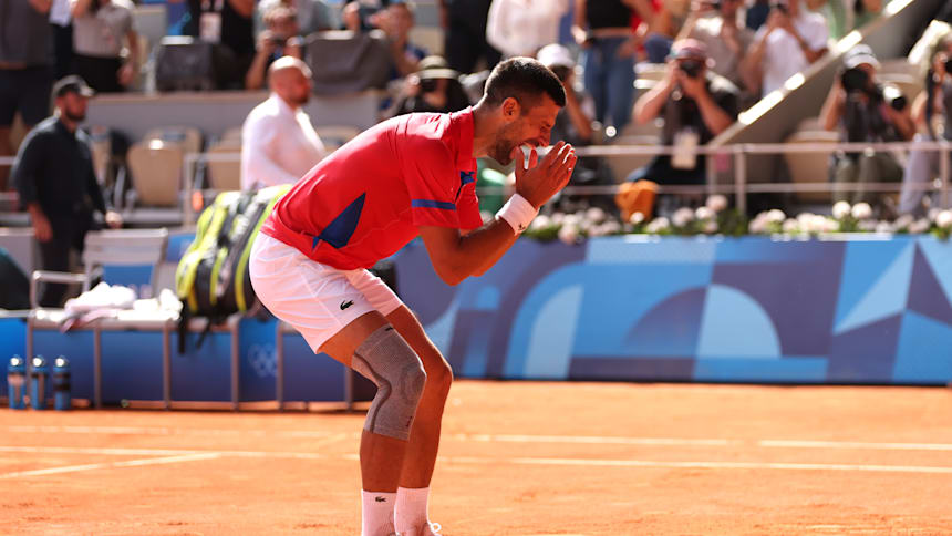 Novak Djokovic rompió a llorar al ganar la final de tenis en los Juegos Olímpicos de París 2024.