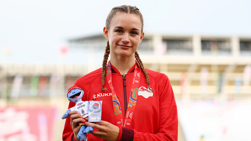 Phoebe Gill won gold at the 2023 Youth Commonwealth Games 