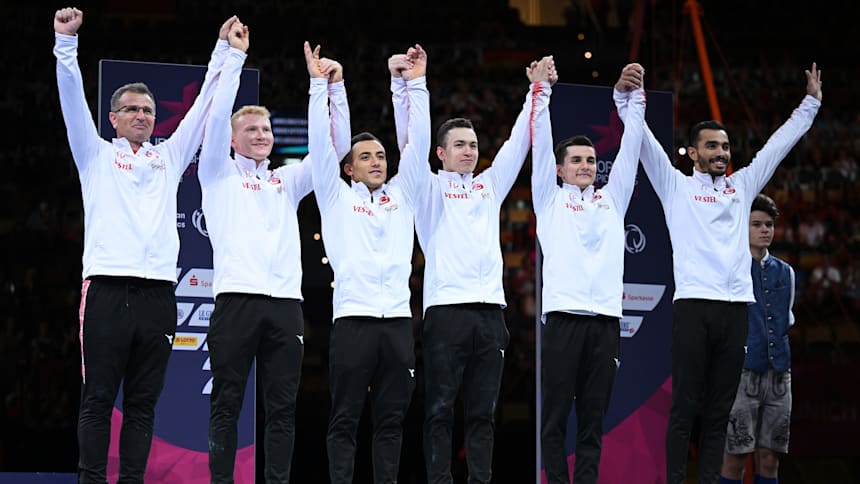 European team bronze medallists Türkiye in 2022