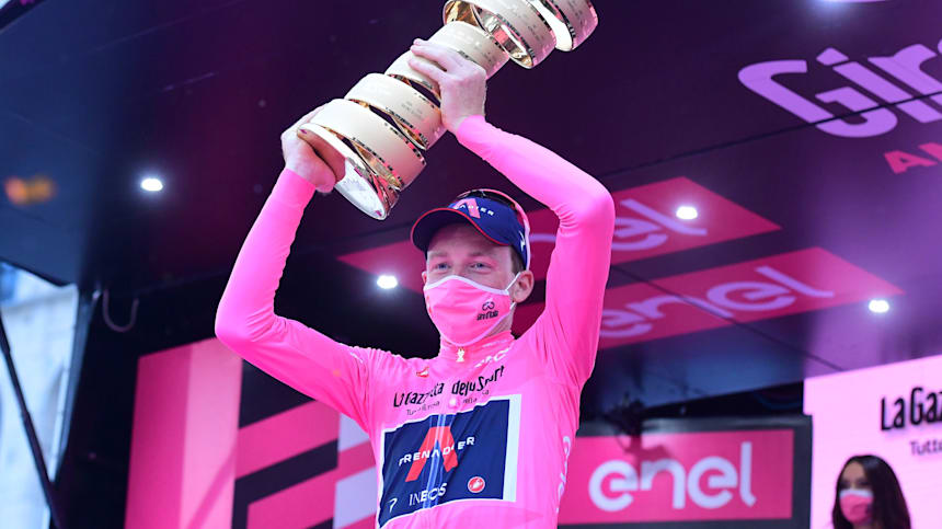 Tao Geoghegan Hart won the Giro d'Italia in 2020.