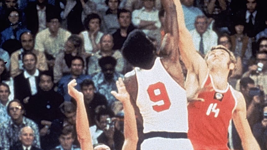 The USA lost to the Soviet Union in the final of the 1972 Olympics in Munich.