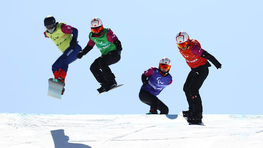 Los dorsales en una competencia de los Juegos Paralímpicos de Invierno de Beijing 2022