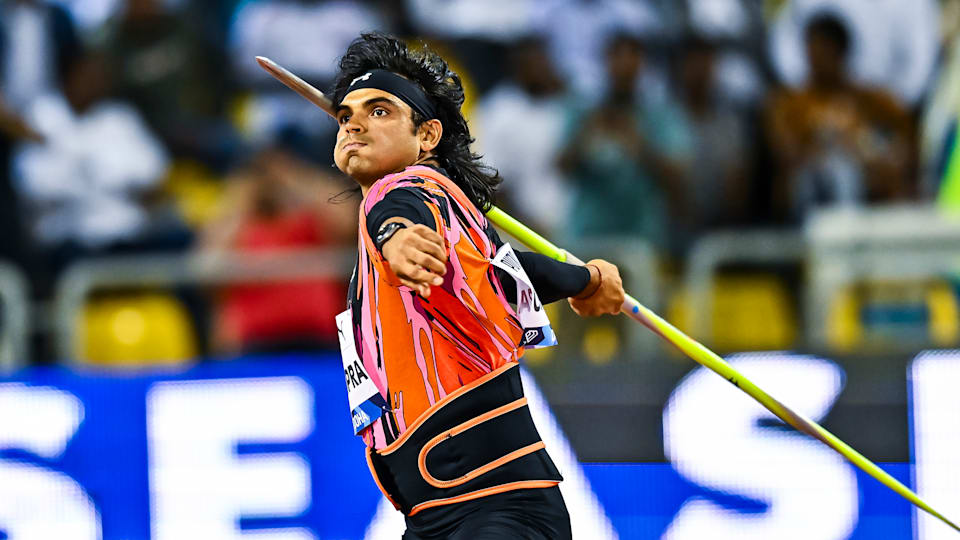 Doha Diamond League 2025 javelin throw Neeraj Chopra finishes second