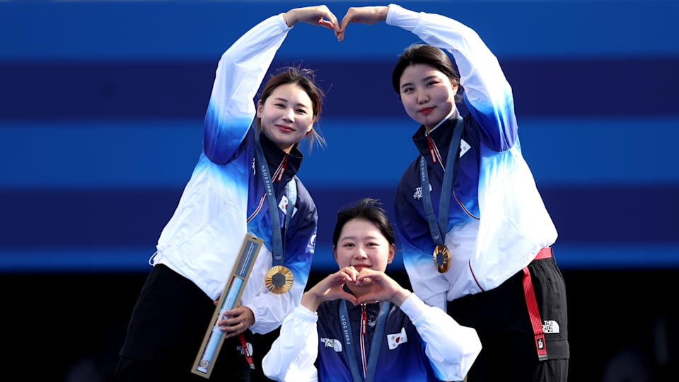 한국 여자 양궁 단체전 금메달, 10연패 달성