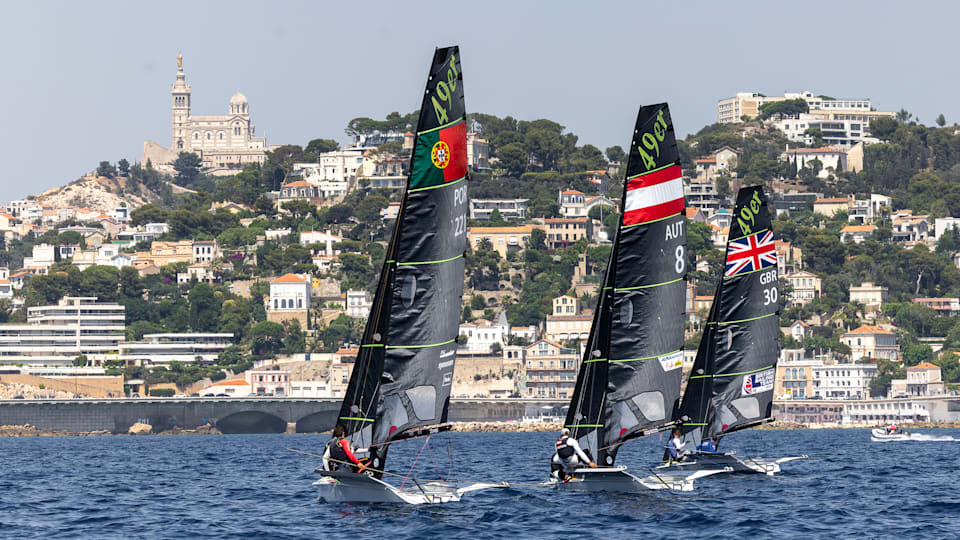 Olympics felt in the wind of Marseille at sailing test event, the first