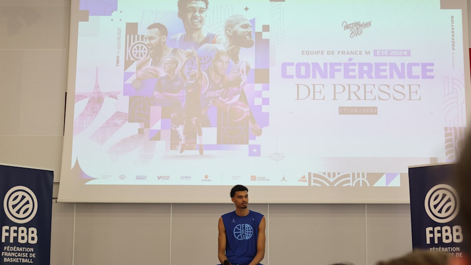 Wembanyama at the Media Day