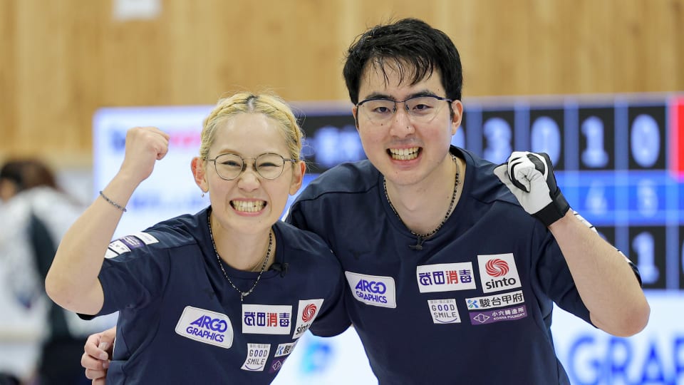 小穴・青木がオリンピック最終予選出場権を獲得！カーリングミックス