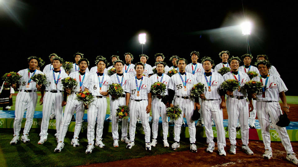 【オープニング大セール】 プレイバック】アテネ五輪の野球日本代表は全員プロの「スター 応援グッズ
