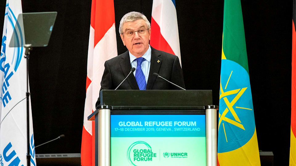 IOC President praises the creation of a “Sport Coalition for Refugees” during the Global Refugee Forum