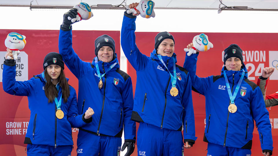 Slittino, staffetta mista - Italia - Gangwon 2024