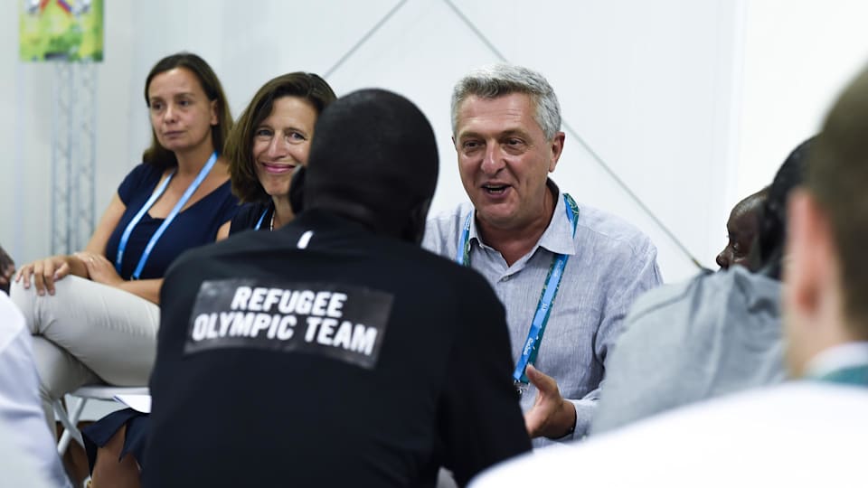 Olympic Laurel for United Nations High Commissioner Filippo Grandi