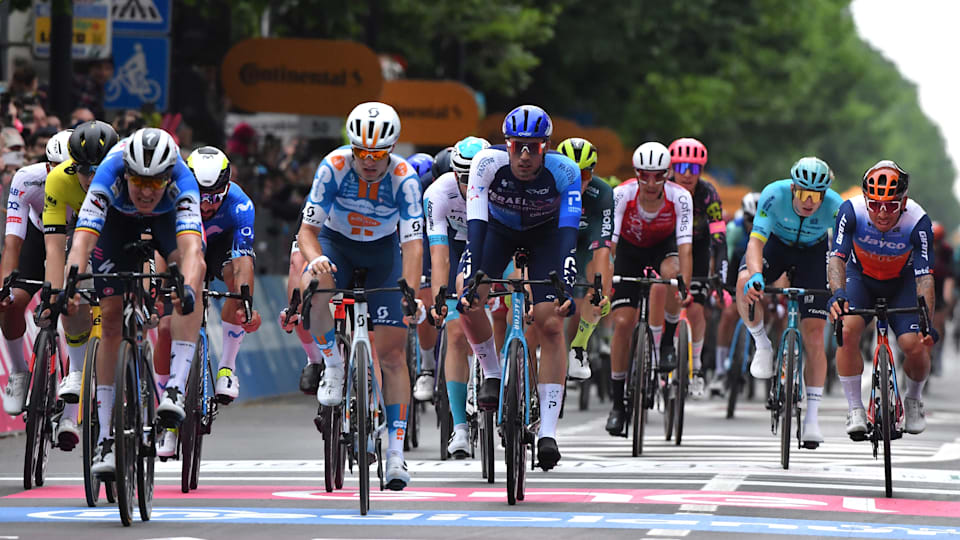 Tim Merlier won the first sprint battle of the 2024 Giro d'Italia.