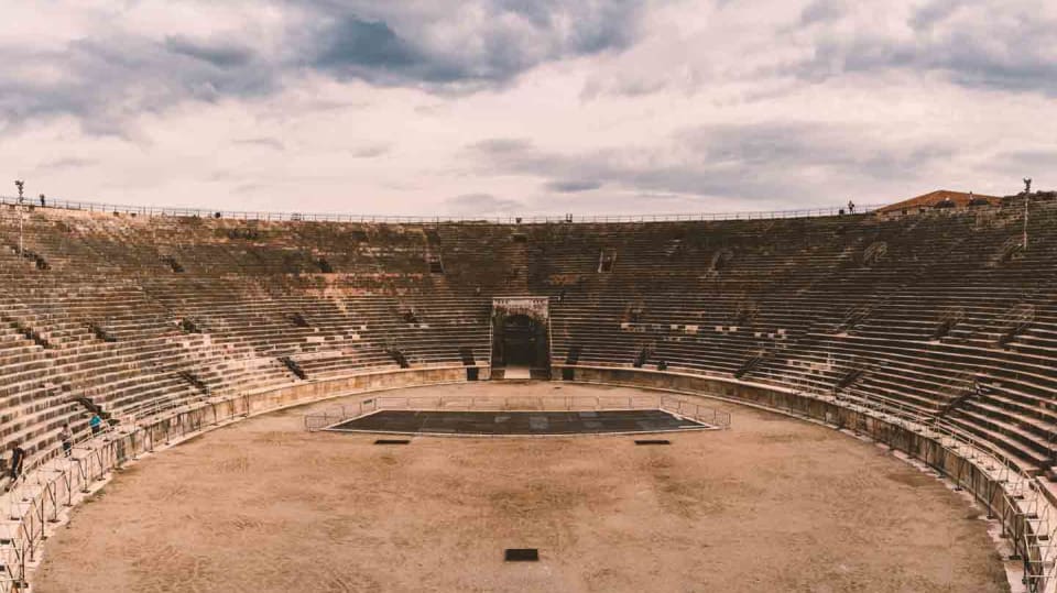 Interal view of the Arena di Verona