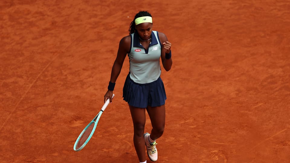 Coco Gauff at the Madrid Open