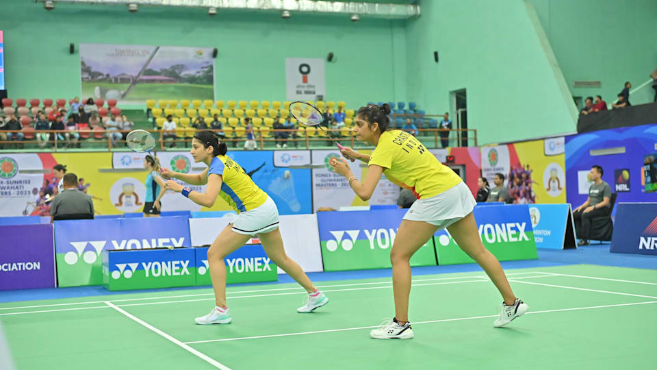 Guwahati Masters badminton 2023 Ashwini PonnappaTanisha Crasto in final
