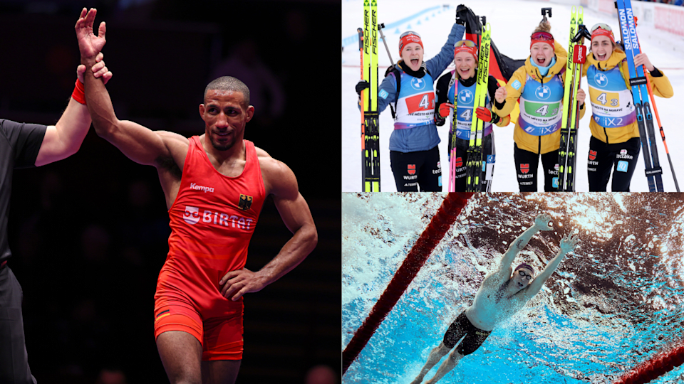 German athletes Feb 16th and 17th 2024: Wellbrock, Clarke, biathlon relay