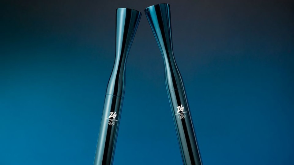 The Olympic and Paralympic torches for Milano Cortina 2026