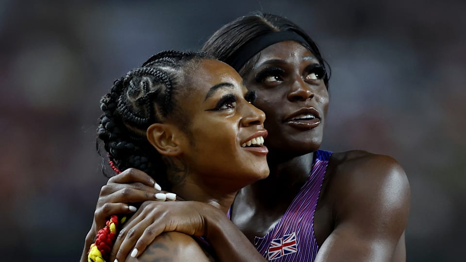Shanghai/Suzhou Diamond League 2025 Daryll Neita sails to women's 200m