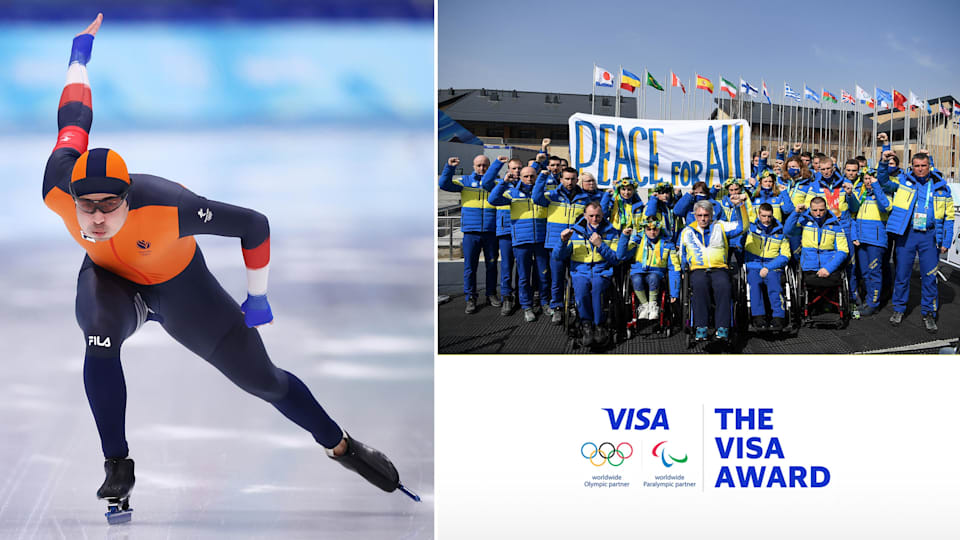 Olympian Kai Verbij and the Ukrainian Paralympic team announced as The Visa Award winners