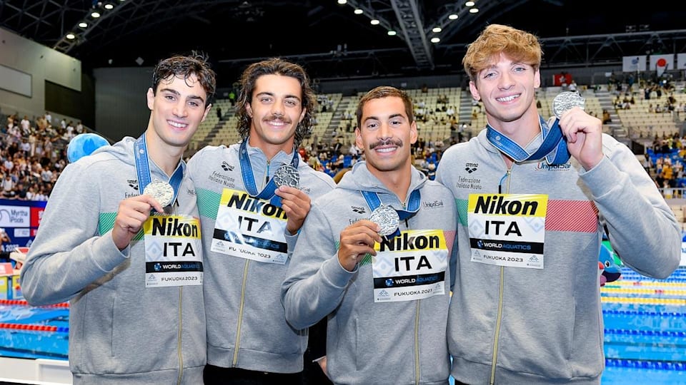 Mondiali di Nuoto Fukuoka 2023 · Italia argento e quota Olimpica per