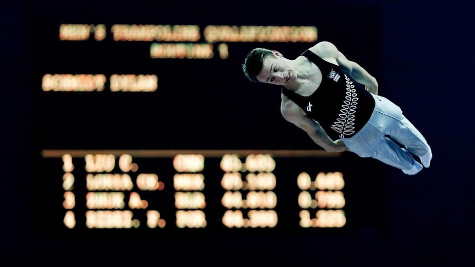 Trampoline history maker Dylan Schmidt aiming high at Tokyo 2020 for NZ