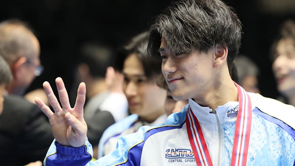 橋本大輝、4連覇達成！ 「1番の目標はパリで金メダルをとること」全日本体操個人総合選手権2024