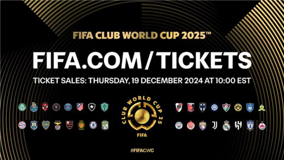 Mundial de Clubes 2025 FIFA anuncia detalles de la venta de entradas