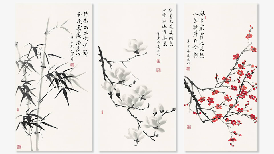 The serenity of painting works as a perfect counterfoil to the thrill of speed for Olympian Artist Ye Qiaobo