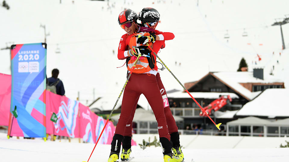 Thomas and Robin Bussard went one and two in the men's individual race at the Lausanne 2020 Winter Youth Olympics.