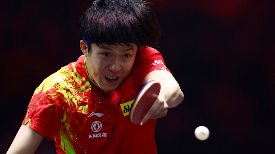 Wang Chuqin won the men's title at the inaugural Saudi Smash