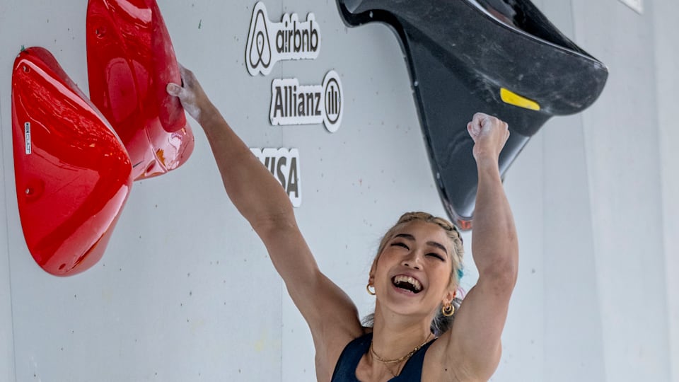 OQS第2戦ブダペスト：スポーツクライミング複合ボルダー決勝 野中生萌