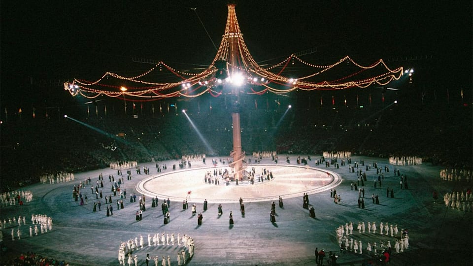 Coffre de la Monnaie de Paris. Célébration des Jeux Olympiques d'Albertville en 1992. Contenant