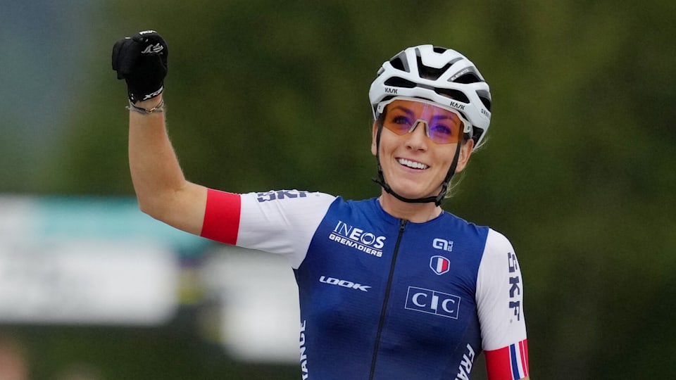 UCI Cycling World Championships 2023 Pauline Ferrand Prevot retains women s mountain bike cross country world title