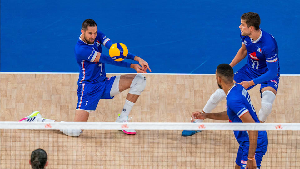 Kevin Tillie with Team France