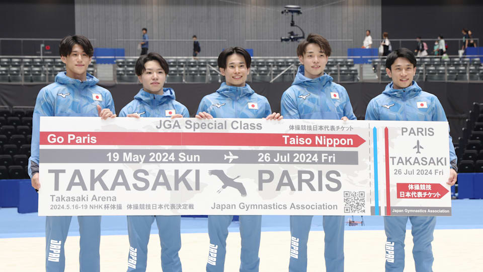 体操NHK杯2024／パリ2024日本代表に選出された橋本大輝、岡慎之助、萱和磨、杉野正尭、谷川航