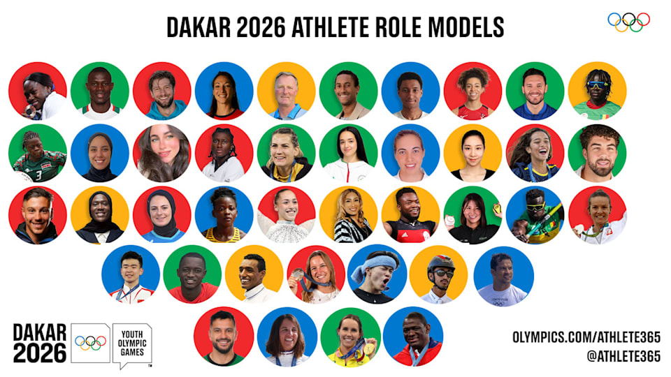 IOC announces five additional Athlete Role Models for Dakar 2026 