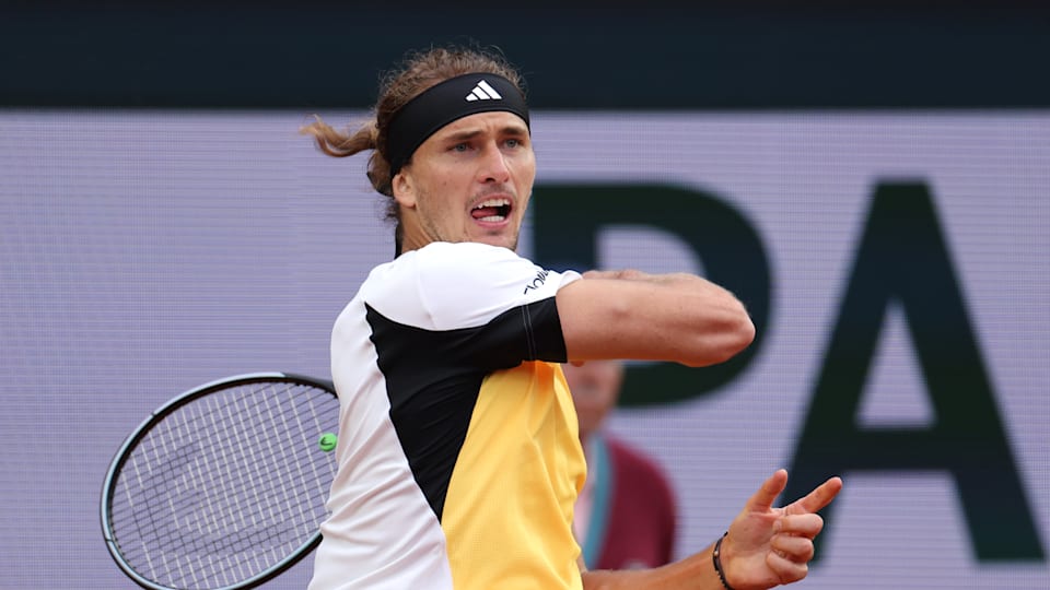 Alexander Zverev setzt sich bei den French Open 2024 gegen David Goffin durch