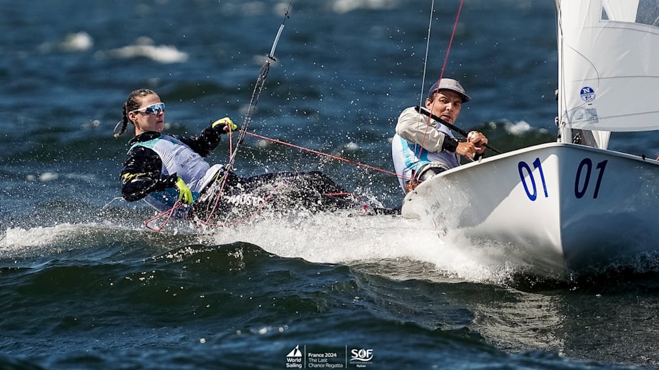 Simon Diesch und Anna Markfort werden als 470er-Mixed-Team 2024 in Marseille für Deutschland segeln 