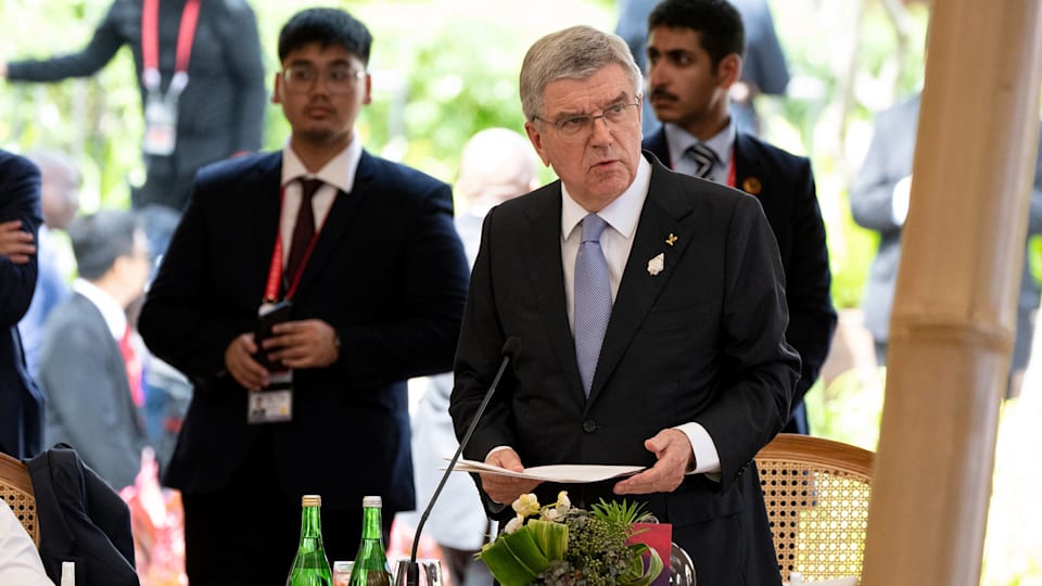 Le président du CIO s'adresse au Sommet du G20 à Bali