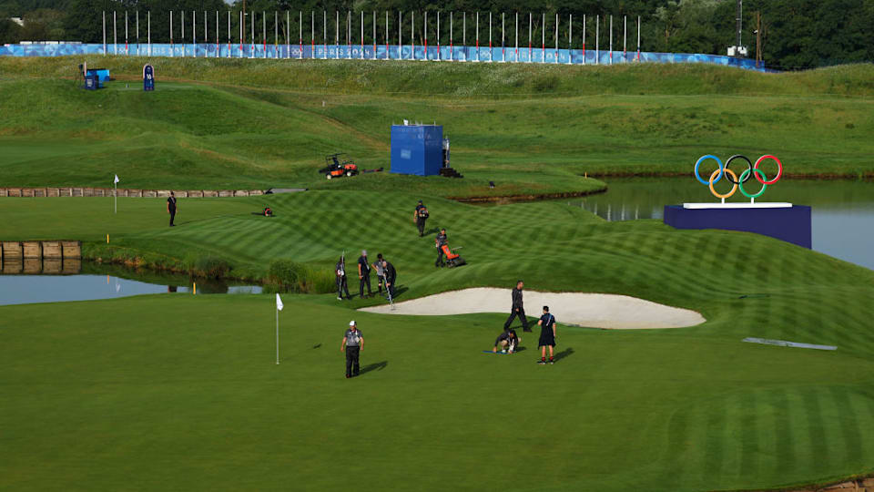 Golf National 18th hole venue for Olympic Games Paris 2024