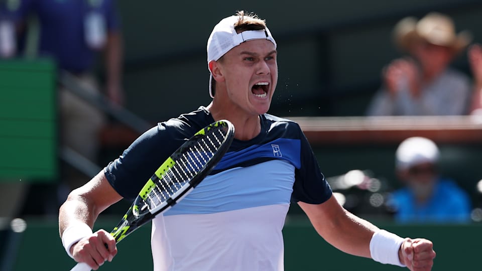 Holger Rune em Indian Wells
